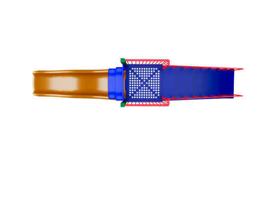 FRP Wave Slide With Round