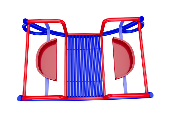 TWO SEATER BOAT SHAPE SEE-SAW