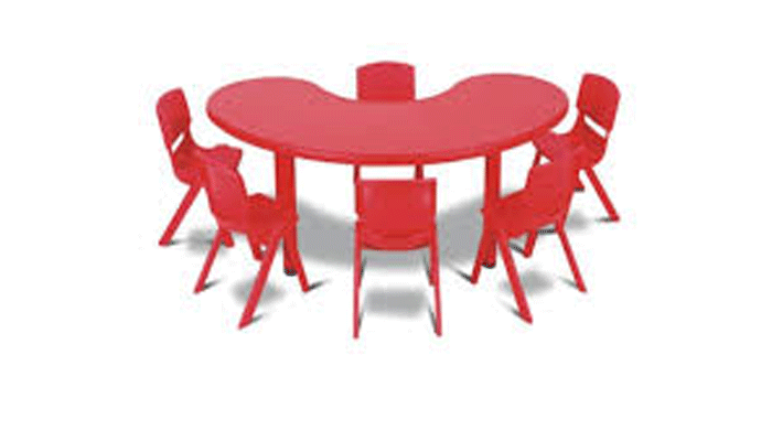 PLAY SCHOOL BENCH WITH CHAIR