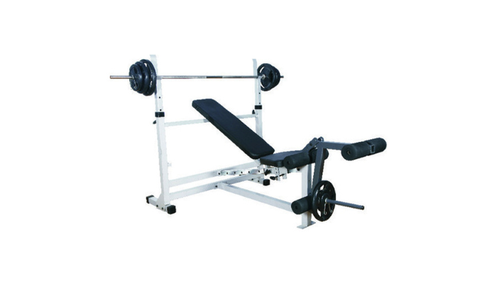 Multi Purpose Bench (Flat + Incline + Decline + Leg.  Ext. + Squat)