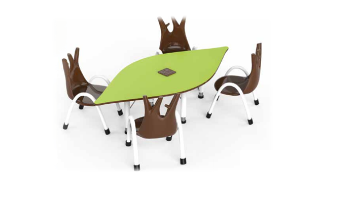 SARWADNYA LEAF TABLE CHAIR